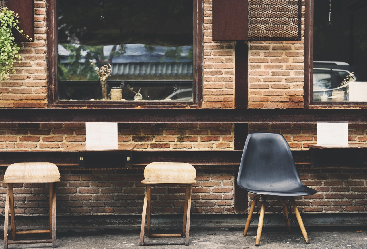 雲林古坑紅磚建築咖啡廳